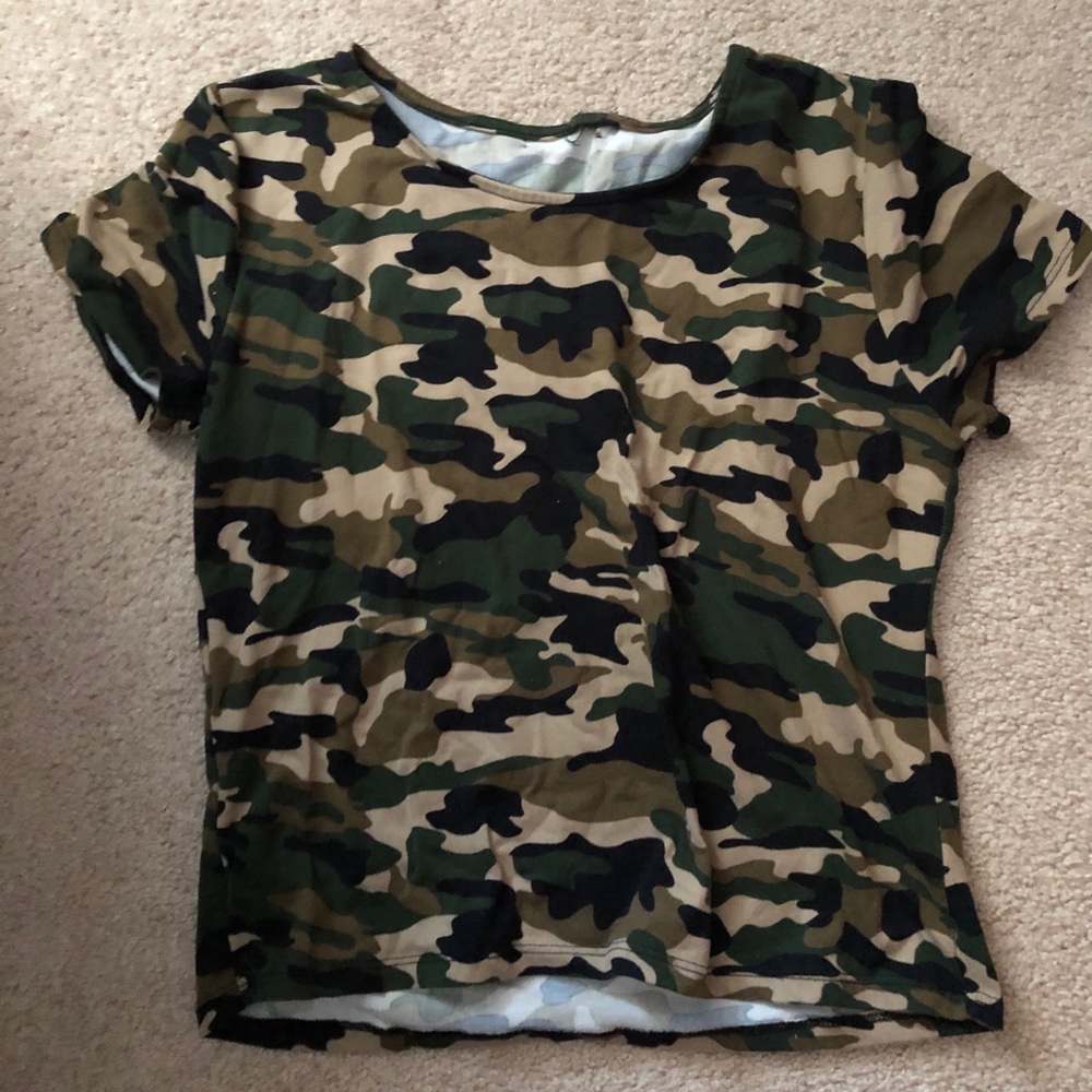 camouflage top